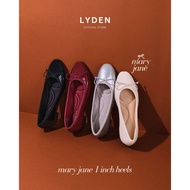 【HEELS】Lyden Mary Jane Glossy series 1 Inch heels - Classic Black//Maroon//Silver//White