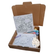 Coloring Canvas Painting Set 20x20cm + 20x15cm