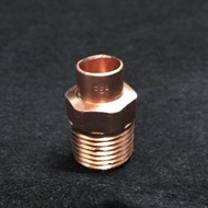 Copper Male Adapter - 28mm 25A copper external thread socket