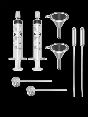 4/8Pcs Perfume Refill Tool Kit Plastic Perfume Syringe Extractor for Liquid Cologne Fragrance Sample