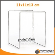 Newton pendulum with metal frame, small size 11x11x13 cm - Steel ball 1.5 cm