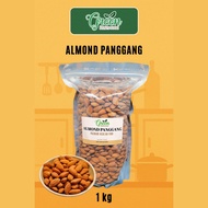 KACANG ALMOND PANGGANG 1 KG / ROASTED ALMOND 1000 GRAM / ALMOND BLUE DIAMOND 1000 GR / KACANG ALMOND
