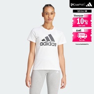 adidas ไลฟ์สไตล์ เสื้อยืด Essentials Logo ผู้หญิง สีขาว GL0649