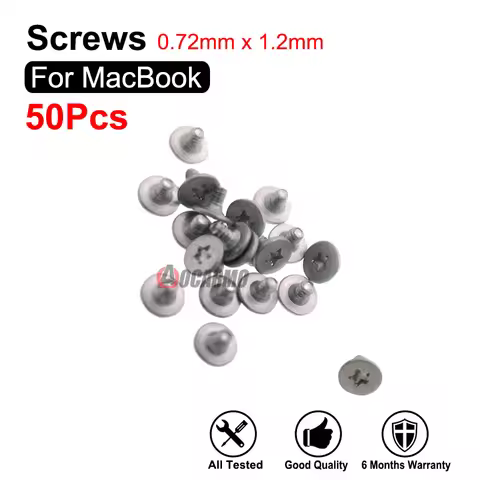 50Pcs/Lot For MacBook A1706 A1708 A1989 A1707 A2485 A1932 A2337 A2141 Keyboard Screw 0.72mm*1.2mm Un