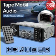 PROMO Kklusb Tape Mobil Audio Bluetooth MP5 Parkir Monitor Plug ISO 4.1Inch +Remote - 4022D / tape a