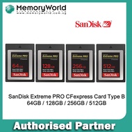 SanDisk Extreme PRO CFexpress Card Type B 64GB/128GB/256GB/512GB. Limited Lifetime Warranty.**SanDis