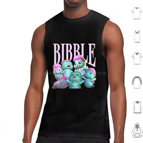 Bibble-Collage Tank Tops Print Cotton A Bibble A Day Keeps The Depression Away Bibble Fairytopia Mem