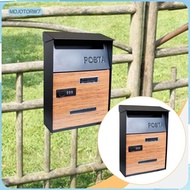 [mojotorw7] Security Locking Mail Box with Combination Lock for Gated Community 21.5x11x33cm Multipu