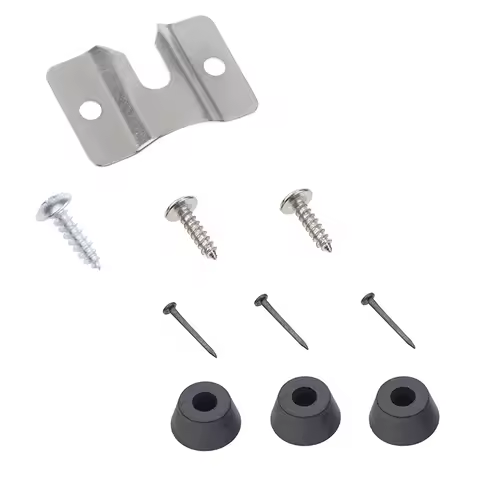 1 Set Dartboard Bracket with Pads and Screws Board Hanger Bracket Board Mounting Hardware for Mounti