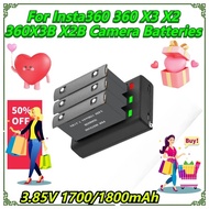 3.85V 1700/1800mAh For Insta360 360 X3 X2 360X3B X2B Camera Batteries