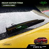 Honda HR-V HRV 2022 - 2025 Carbon Rear Wiper Trim Cover Accessories Fiber Bodykit 2023 2024