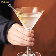 Picbliss Cocktail Picks Stainless Steel Cocktail Skewers Set Reusable Metal Cocktail Pick
