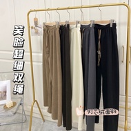 Corduroy Casual Sport Pants - Women's High Waist Slim Fit