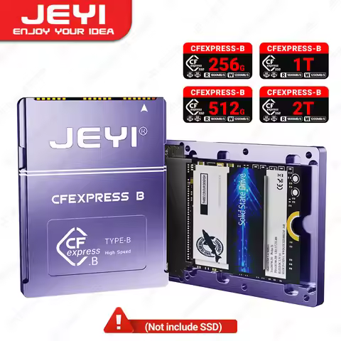 JEYI CF-Express Type-B to 2230 NVMe M.2 SSD Adapter, PCIe 4.0 Expansion Memory CFexpress Card For CA