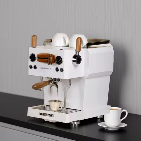 Hambach DR7116 20Bar Semi Automatic Espresso Coffee Machine Commercial Espresso Machine for Professi