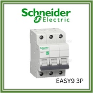 SCHNEIDER #EZ9F34332  EZ9F34340  EZ9F34363  EASY9 3P MCB C32A/ 40A/ 63A 4.5KA