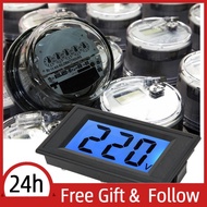 Supergoodsales YB5135D Digital AC Voltmeter LCD Blue Backlight 2 Wires Voltage Tester Panel Meter Ca
