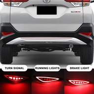 For Toyota Rush Car Part Rear Bumper Brake Light Turn Signal Light LED Running Lamp Integration