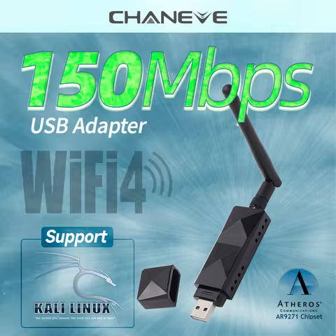 Atheros AR9271 Chipset 150Mbps Wireless USB WiFi Adapter 802.11n Network Card With 5DB Antenna For W