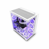 NZXT H9 Flow ATX pc case gaming| White| Mid Tower