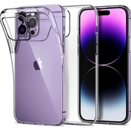 Slim Tpu Case iphone 14 Pro - Full Clear Soft Bening Cover Casing 6.1