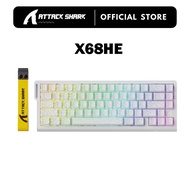 Attack Shark X68HE RGB Magnetic Gaming Keyboard Rapid Trigger Hall Effect Switch RT 0.01mm Precision