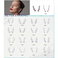 (STARSILVER ONLINE SHOP.) STAR Silver 92.5% Italy Silver ear cuffs
