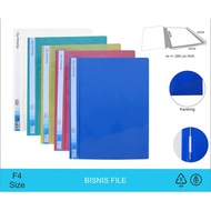 4pcs Business/Business Plain Files (FOLIO) PLASTIC MAP