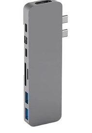 ไฮเปอร์ไดร์ฟโปร8-In-2 USB-C ศูนย์กลางสำหรับ MacBook โปรและ MacBook Air พื้นที่