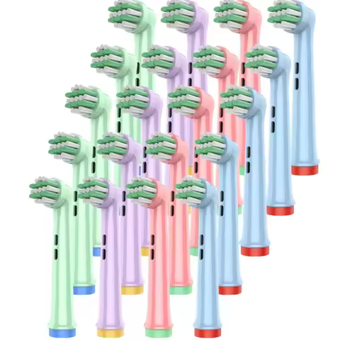 20/16/8/4PCS EB-10A/EB10-X Soft Bristle Kids Toothbrush Head Compatible For Oral b