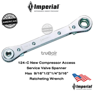 imperial ประแจวาล์วบริการ ประแจเปิดวาล์ว Series-124-C อิมพีเรียล USA. มี4ขนาดในตัว 9/16 1/2 1/4 3/