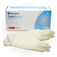 乳膠白色手套 MEDICOM Latex Medical Examination Gloves