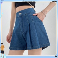 Eyouth 20156 Women jeans shorts denim High Waist culottes short