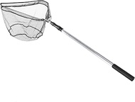 knitting machine 2.1M Durable Folding Fishing Landing Net, Telescoping Pole Handle from 72cm to 170c