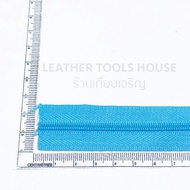 3-Tooth Nylon Zipper Blue 5 Yards