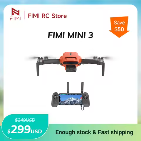 FIMI MINI 3 Camere drone 4K 60fps 9km range 3-axis Gimbal 249g Ultralight design AI Super Night Vide