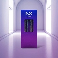 NANOSTIX NX Key Chain black white rainbow chrome