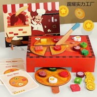 Sansa Wooden Vegetables Fruits Simulation Home Class Wooden Matching Toys Baby Food Teaching Toys F5