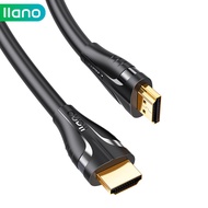llano สาย HDMI 2.0 4K/60Hz 18Gbps สายเคเบิลความเร็วสูงพิเศษ2K/144Hz 3D HD 1080P สาย HDMI เป็น HDMI ส