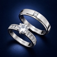 SAN950 Palladium Couple Ring PLATINUM [C69] - Custom Handmade EngagementRing