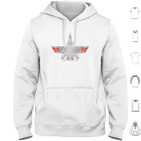Wingman Hoodie Long Sleeve Wing Man Wingman Movie Cool Star F14 F 14 Tomcat