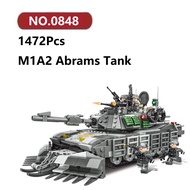 ✨M1A2 Abrams Tank Building Blocks 1472 Pcs WOMA Tank Bricks Toy Set