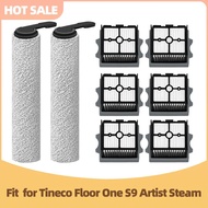 Compatible For Tineco Floor One S9 Artist Steam Lay-Flat Vacuum Brush Roller HEPA Filter Replacement