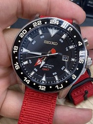Seiko sportura kinetic gmt 精工人動電能兩地時間顯示錶