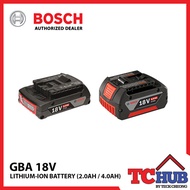 Bosch GBA 18V Li-ion Battery (2.0AH / 4.0AH) Compatible with all 18V Bosch Power Tool!