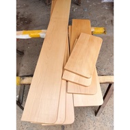 Solid Wood Shelf Partition Decorative Board Straight Bookshelf Beech Wood Shelf Original Wood Board 