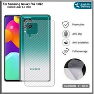 Garskin Carbon Samsung F62 M62 Anti-Fungus BackScreen Protector