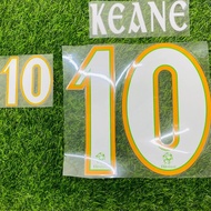 keane 10 ireland nameset+ numbering + nns for jersey