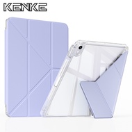 KENKE ipad case Transparent acrylic protective case With pencil slot for ipad pro 11 inch pro 12 9 i