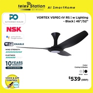 PO ECO Smart Ceiling Fan VORTEX VSPEC-IV RS with Light (WiFi) | 10 Years Local Warranty